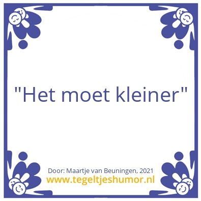 Tegeltje: Wijsheden van Maartje