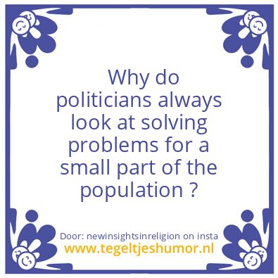 Tegeltje: “your politician”
