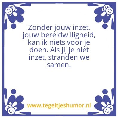 Tegeltje: x