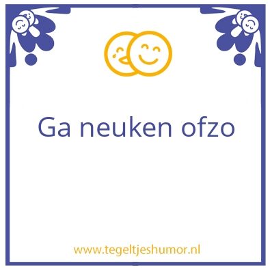 Tegeltje: Hoi