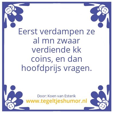 Tegeltje: Koen van Esterik