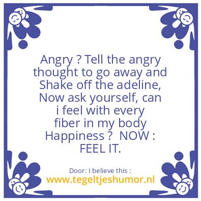 Tegeltje: Angry ?