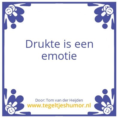 Tegeltje: Get busy