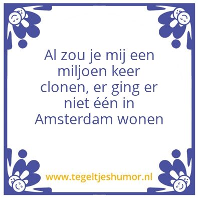 Tegeltje: Cloon