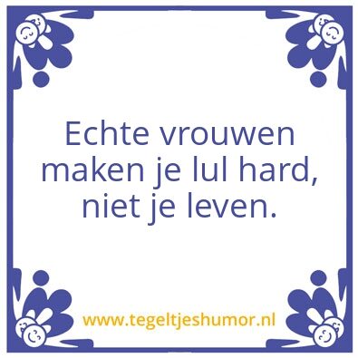 Tegeltje: lul