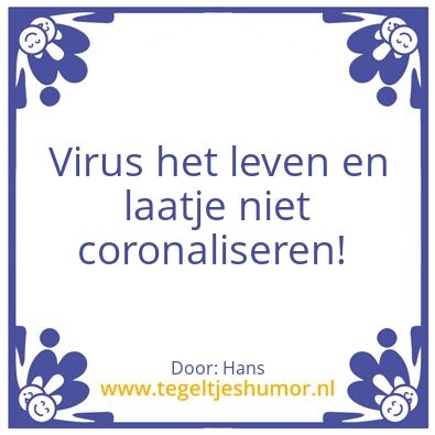 Tegeltje: Virus