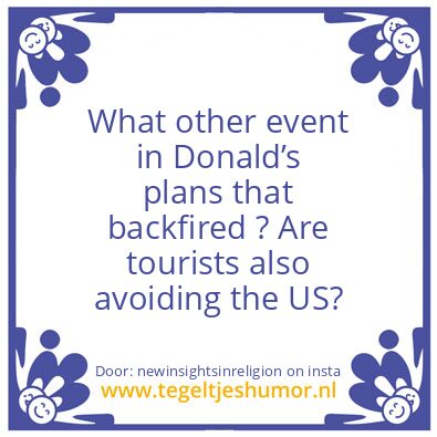 Tegeltje: Donald’s plans ..