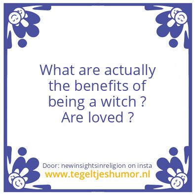 Tegeltje: benefits ?