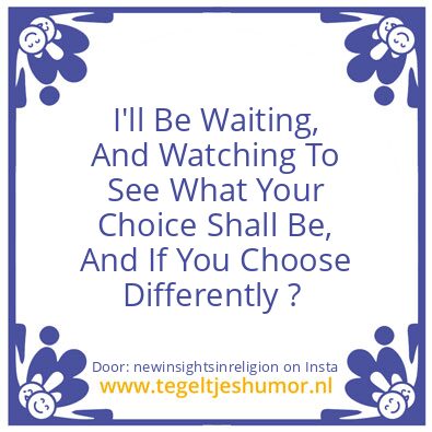 Tegeltje: This Is Your Calling Too.