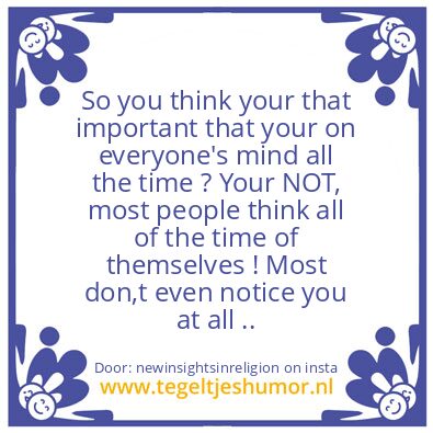 Tegeltje: Now You know