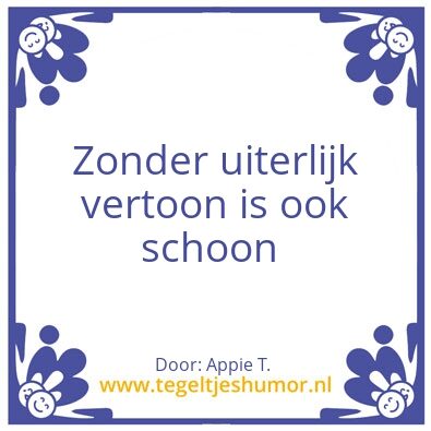 Tegeltje: Bajes taal