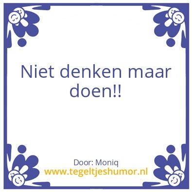 Tegeltje: Moniq
