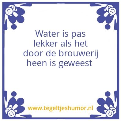 Tegeltje: Blaat