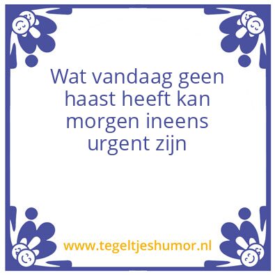 Tegeltje: Tegeltje