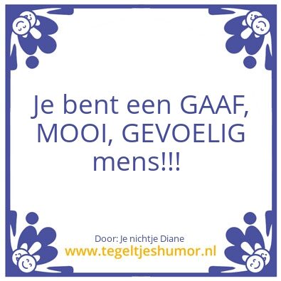 Tegeltje: Voor Celine