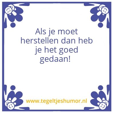 Tegeltje: 1