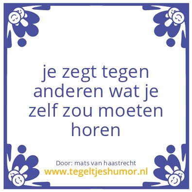 Tegeltje: wijsheid