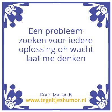 Tegeltje: Marian Borg