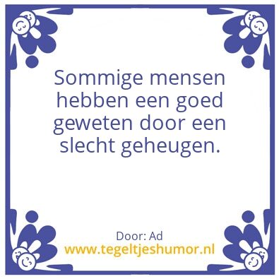 Tegeltje: Geheigen