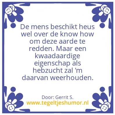 Tegeltje: Ik ben Gerrit.