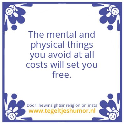 Tegeltje: “the secret of life”