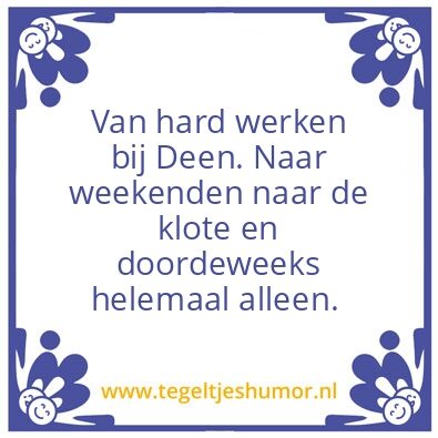 Tegeltje: Waardering