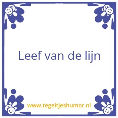 Tegeltje: Waslijn
