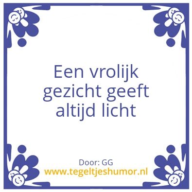Tegeltje: Humor