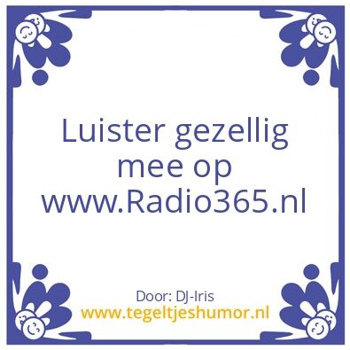 Tegeltje: Radio365