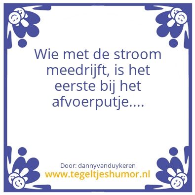 Tegeltje: Tegel