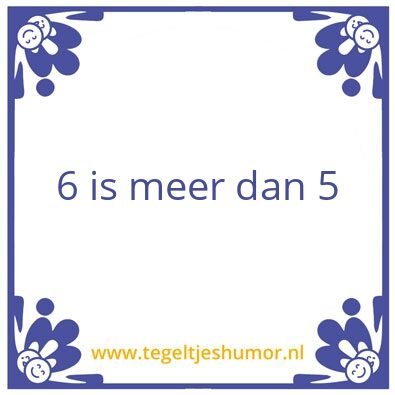 Tegeltje: Deze