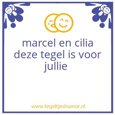 Tegeltje: groet jan