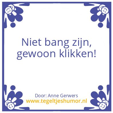 Tegeltje: DG