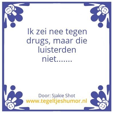 Tegeltje: Sjakie