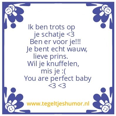 Tegeltje: Prins