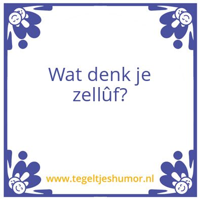Tegeltje: Wim