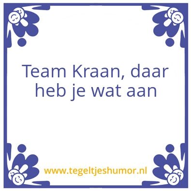 Tegeltje: Spreuk