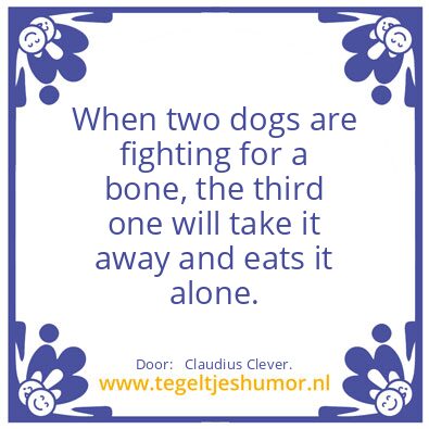 Tegeltje: When ..