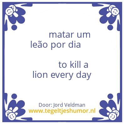 Tegeltje: Voor Diana