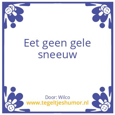 Tegeltje: Wilco