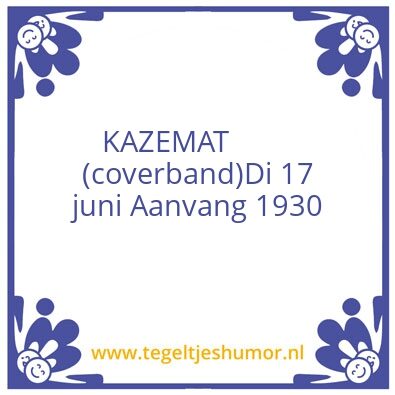 Tegeltje: Kazemat