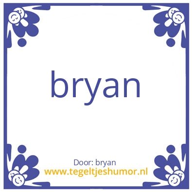 Tegeltje: #