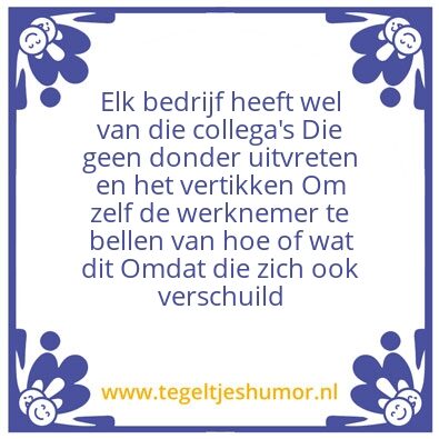 Tegeltje: Kleutergedrag