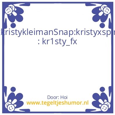 Tegeltje: Instagram