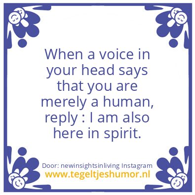 Tegeltje: Yes, you can