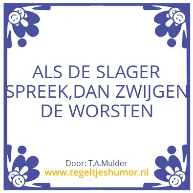 Tegeltje: leermoment