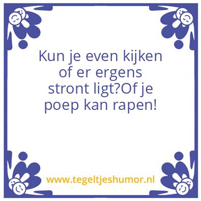 Tegeltje: Arie