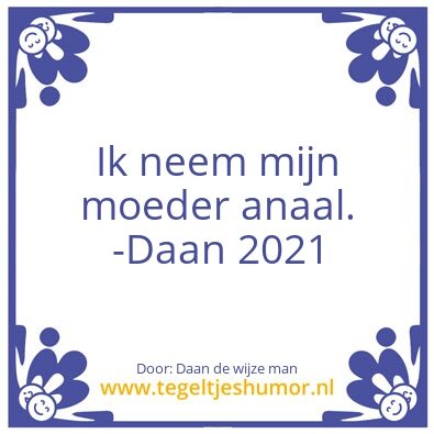 Tegeltje: Wijze woorden