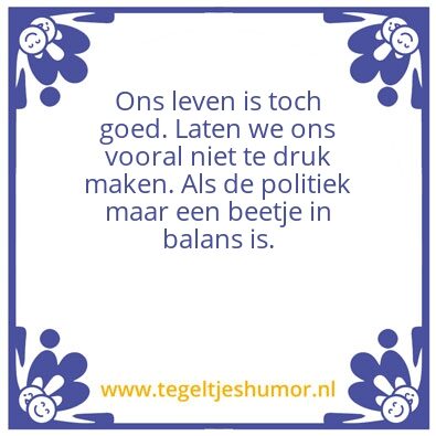 Tegeltje: Mooi man