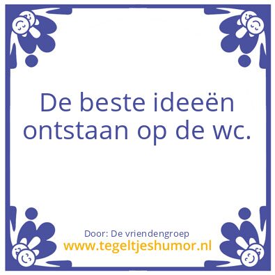 Tegeltje: Hy